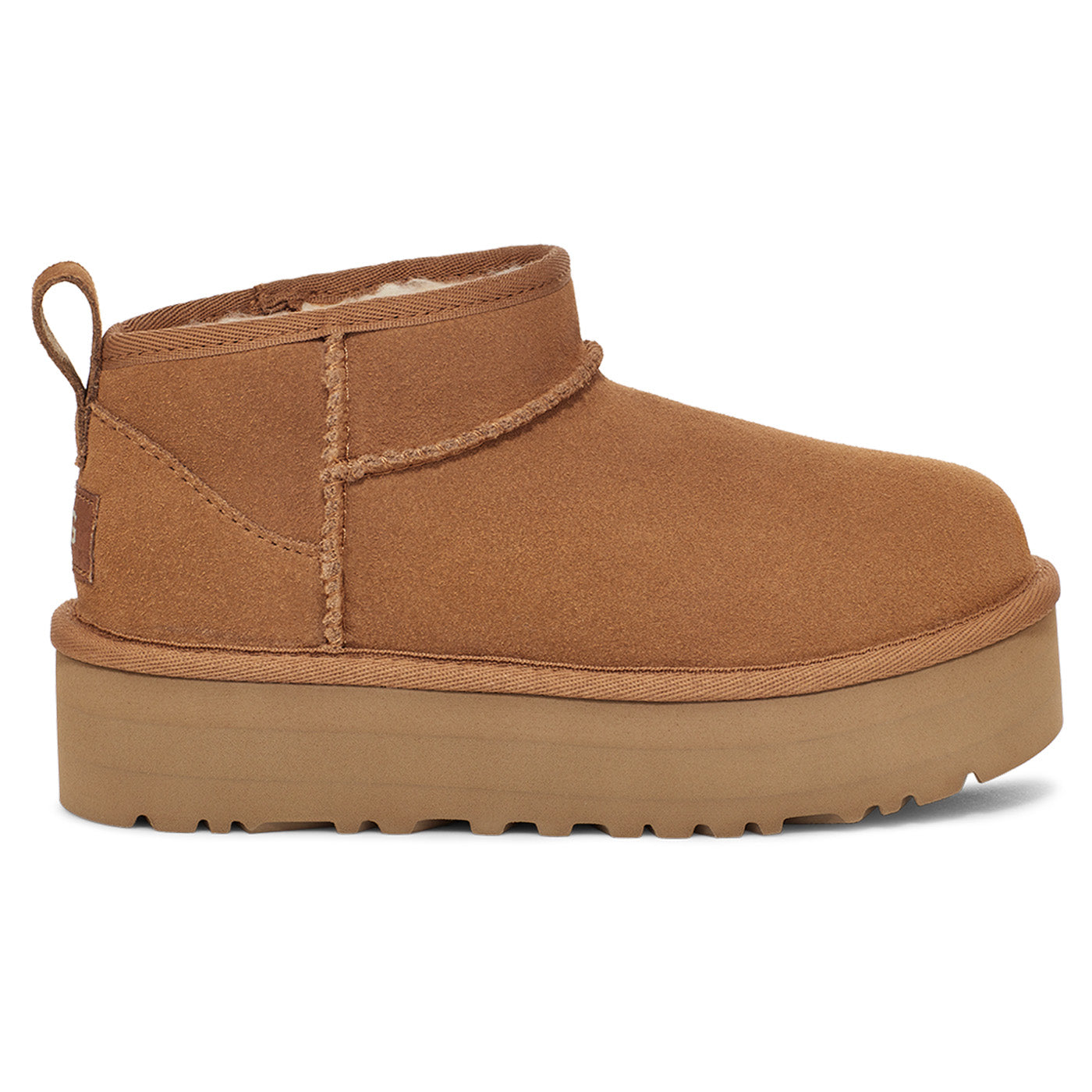 UGG Koren Suede Kombat Youth's Boots Size 5 shops Chestnut 1017816K