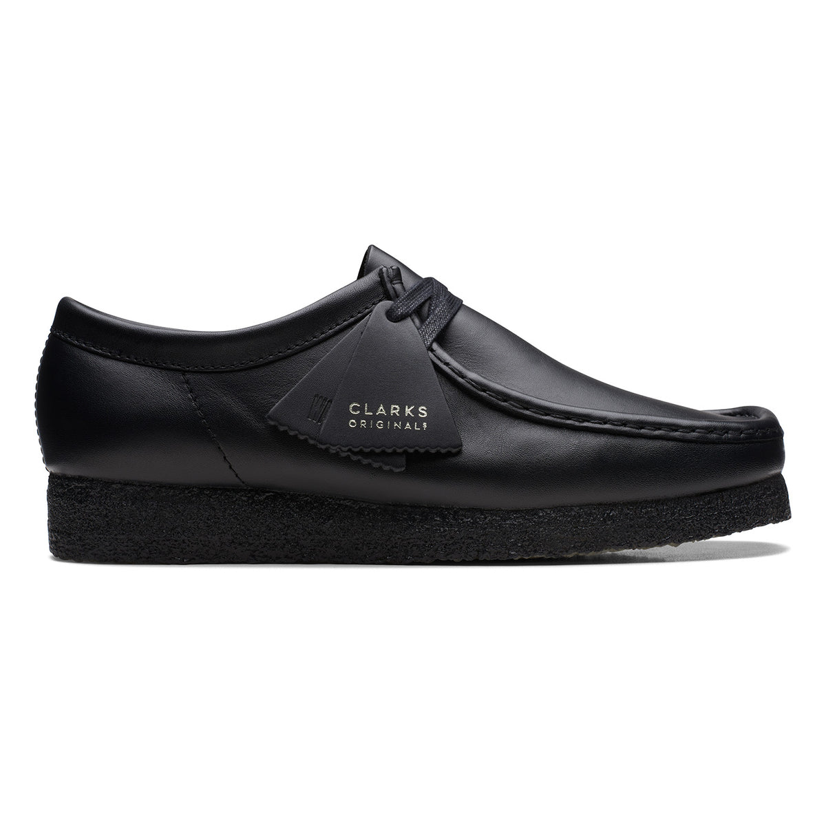 Clarks Wallabee Black Leather