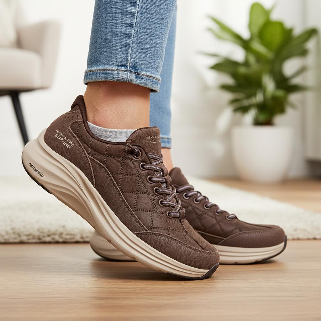 Skechers Slip-ins: Contour Foam Cozy Fit Natural Ease