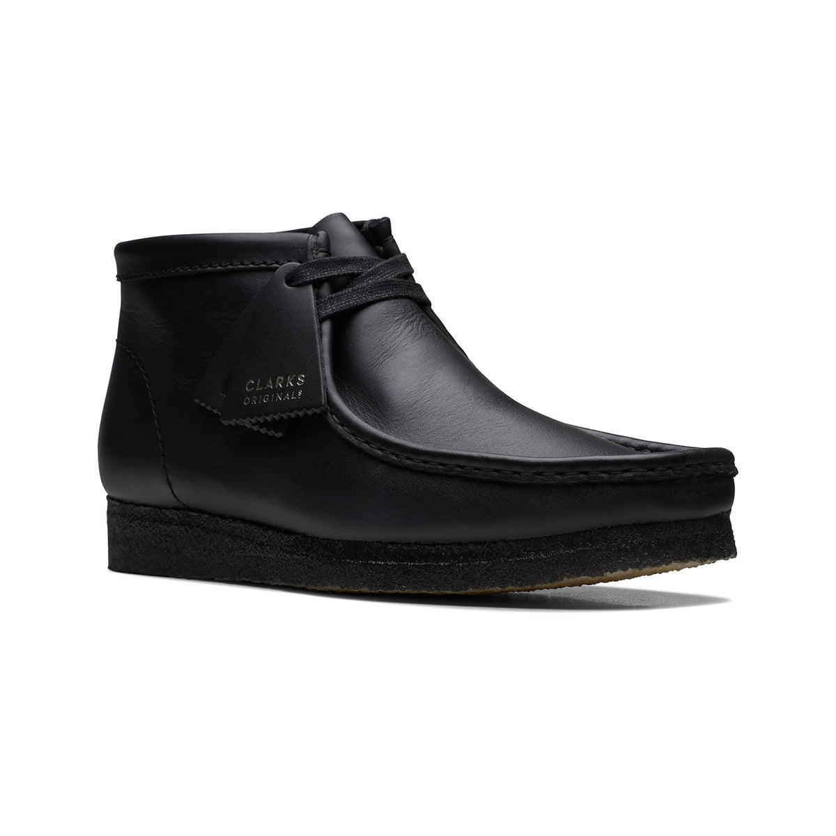 Clarks Wallabee Boot Black Leather