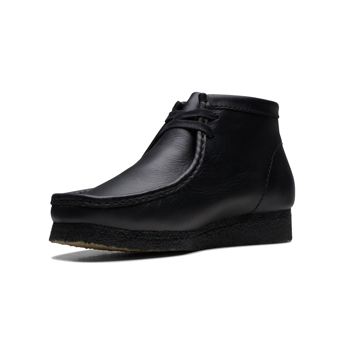 Clarks Wallabee Boot Black Leather