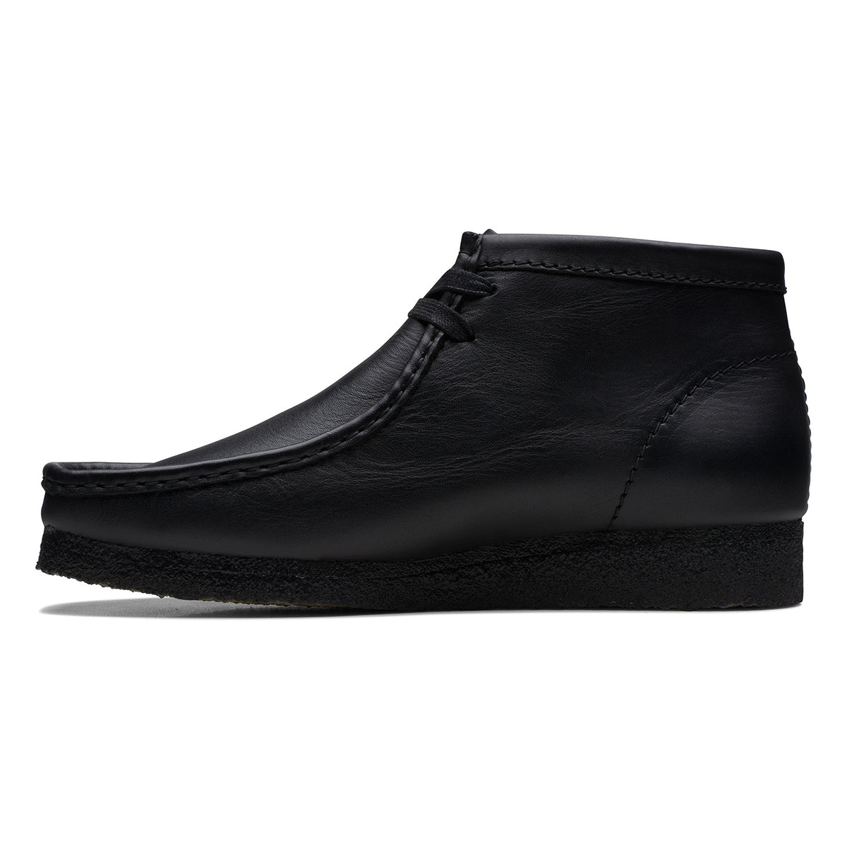 Clarks Wallabee Boot Black Leather