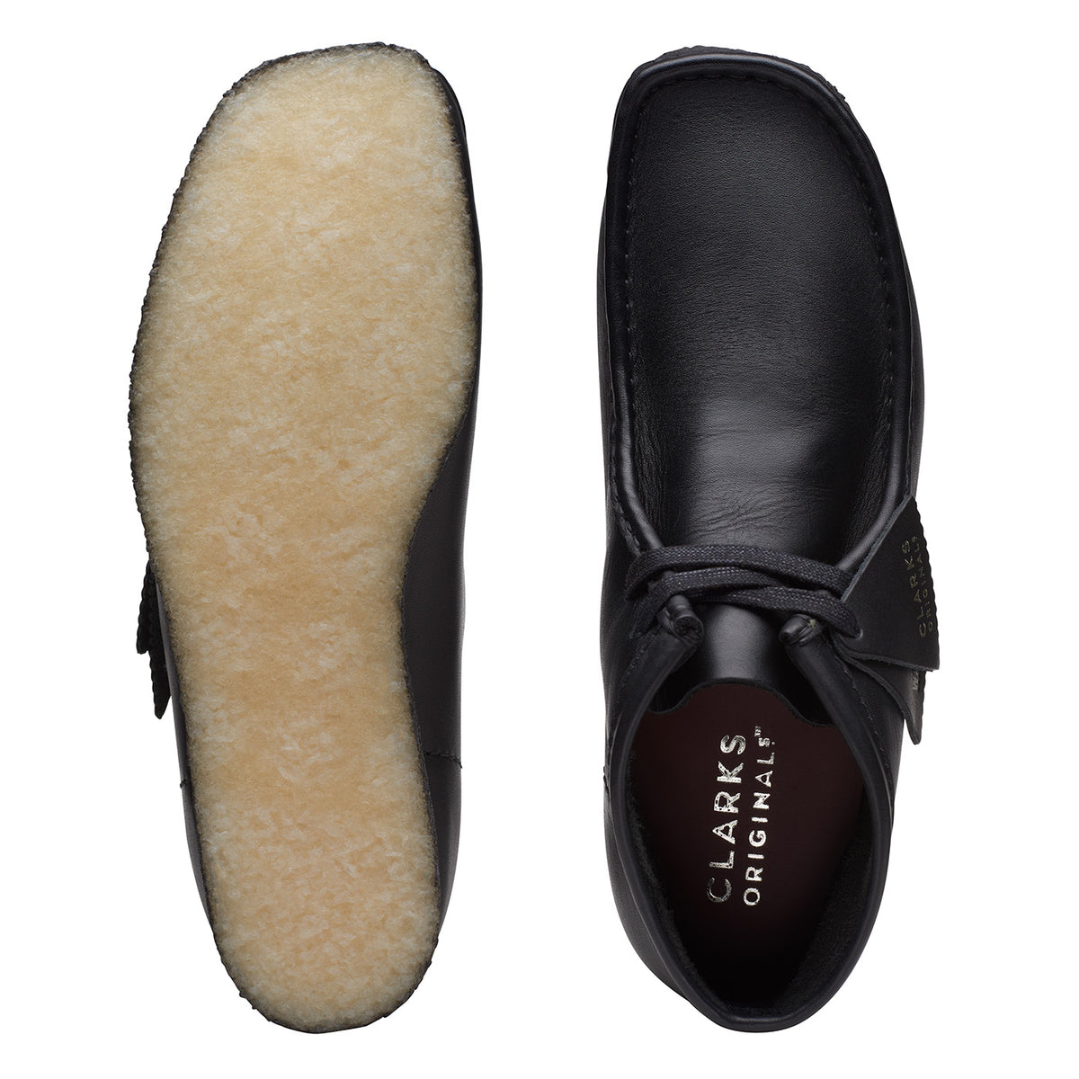 Clarks Wallabee Boot Black Leather