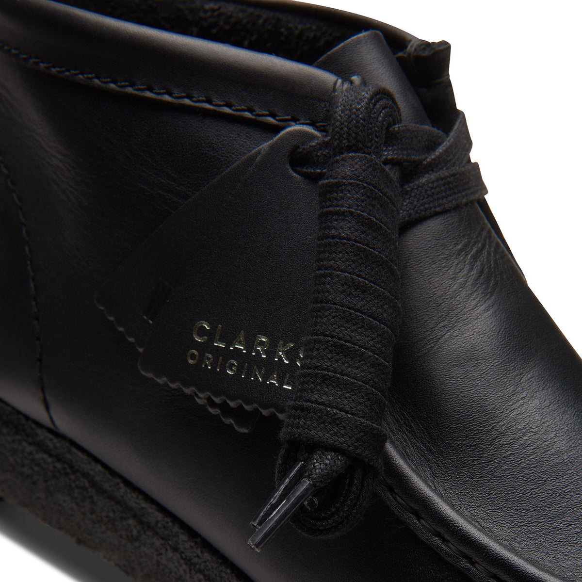 Clarks Wallabee Boot Black Leather