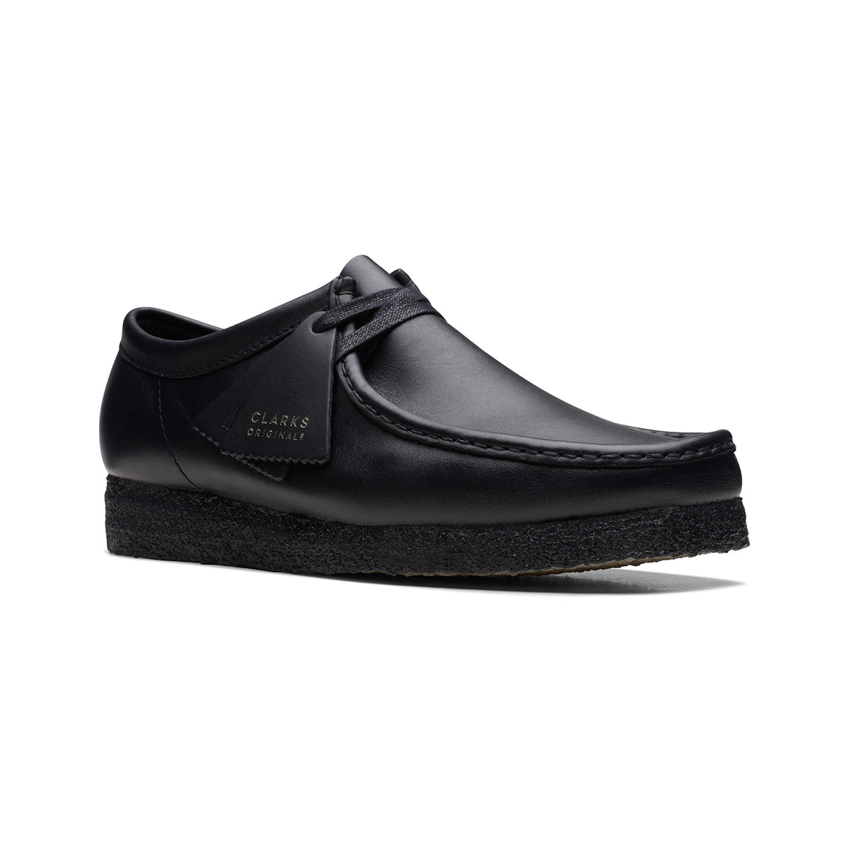 Clarks Wallabee Black Leather