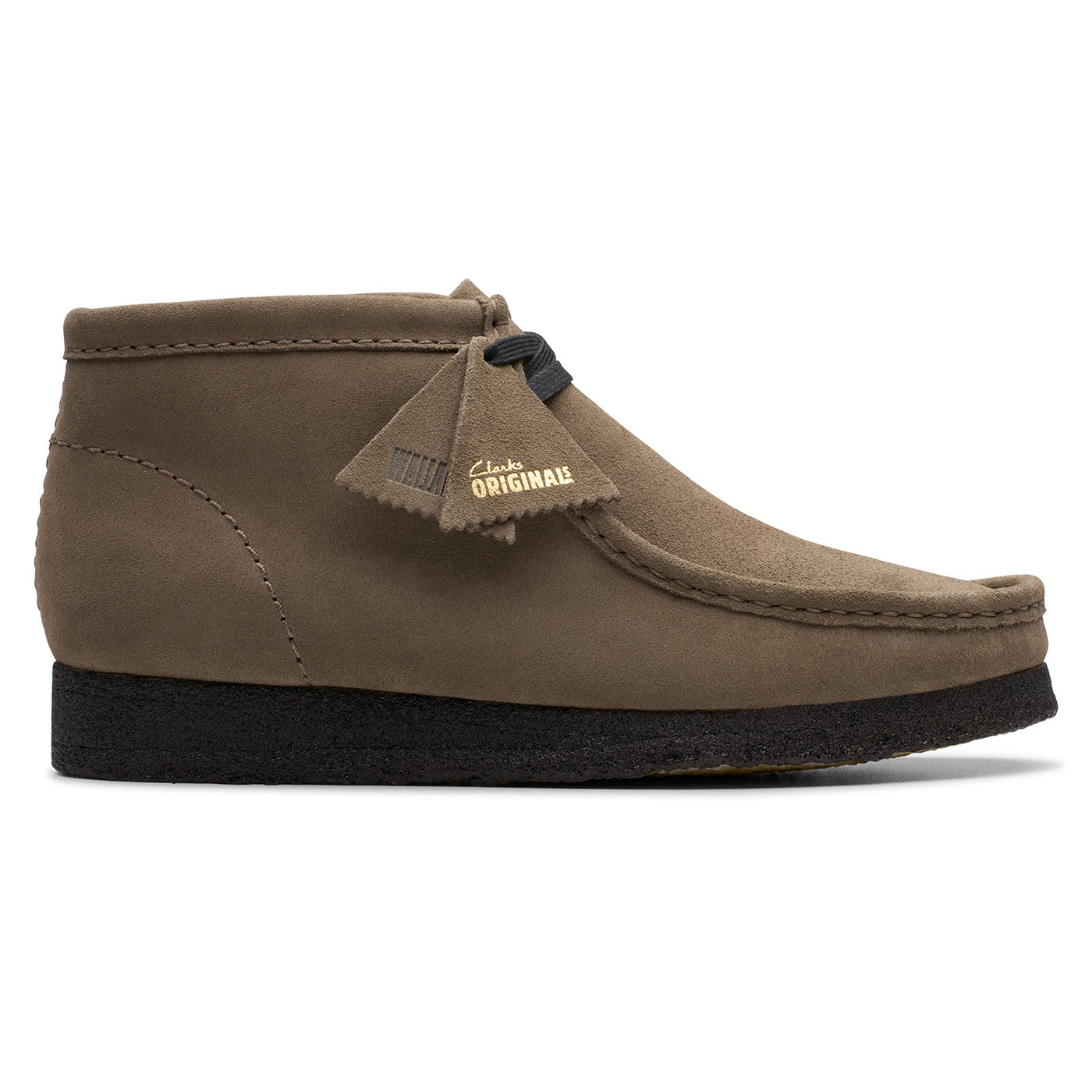 Clarks Mens Dark Wallabee Boot 10.5 Grey