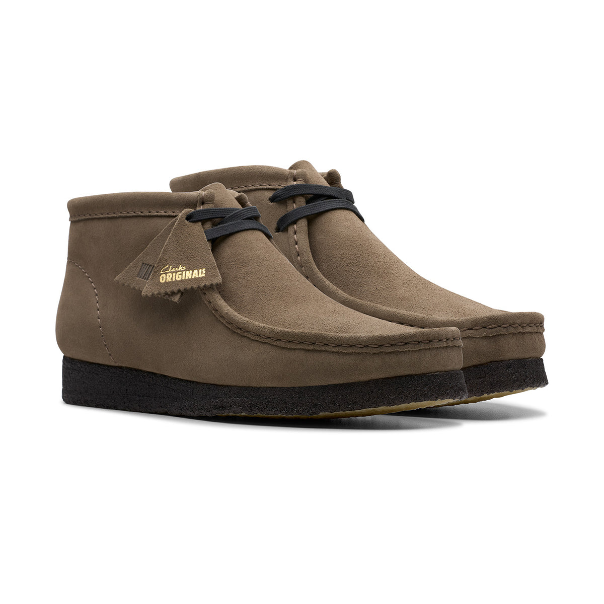 Clarks Wallabee Boot Dark Grey Suede