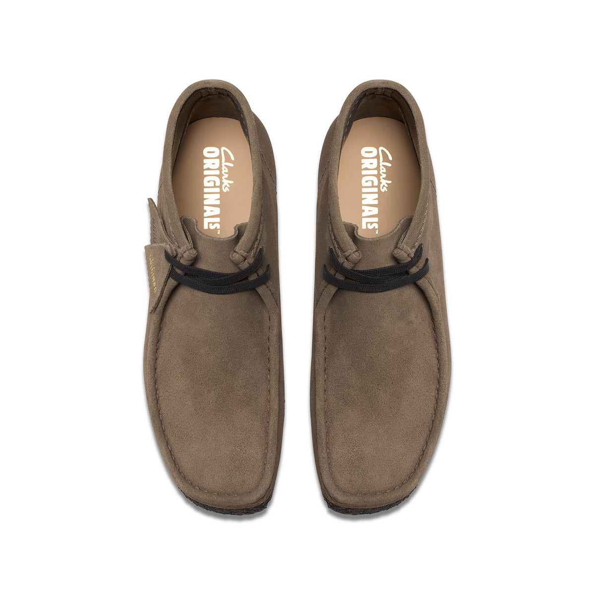 Clarks Wallabee Boot Dark Grey Suede