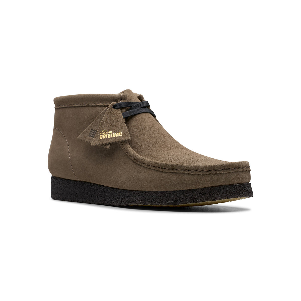 Clarks Wallabee Boot Dark Grey Suede