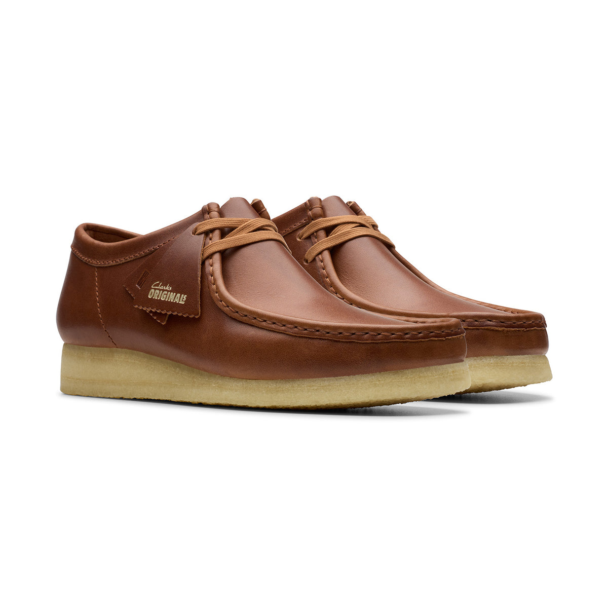 Clarks Wallabee Tan Leather