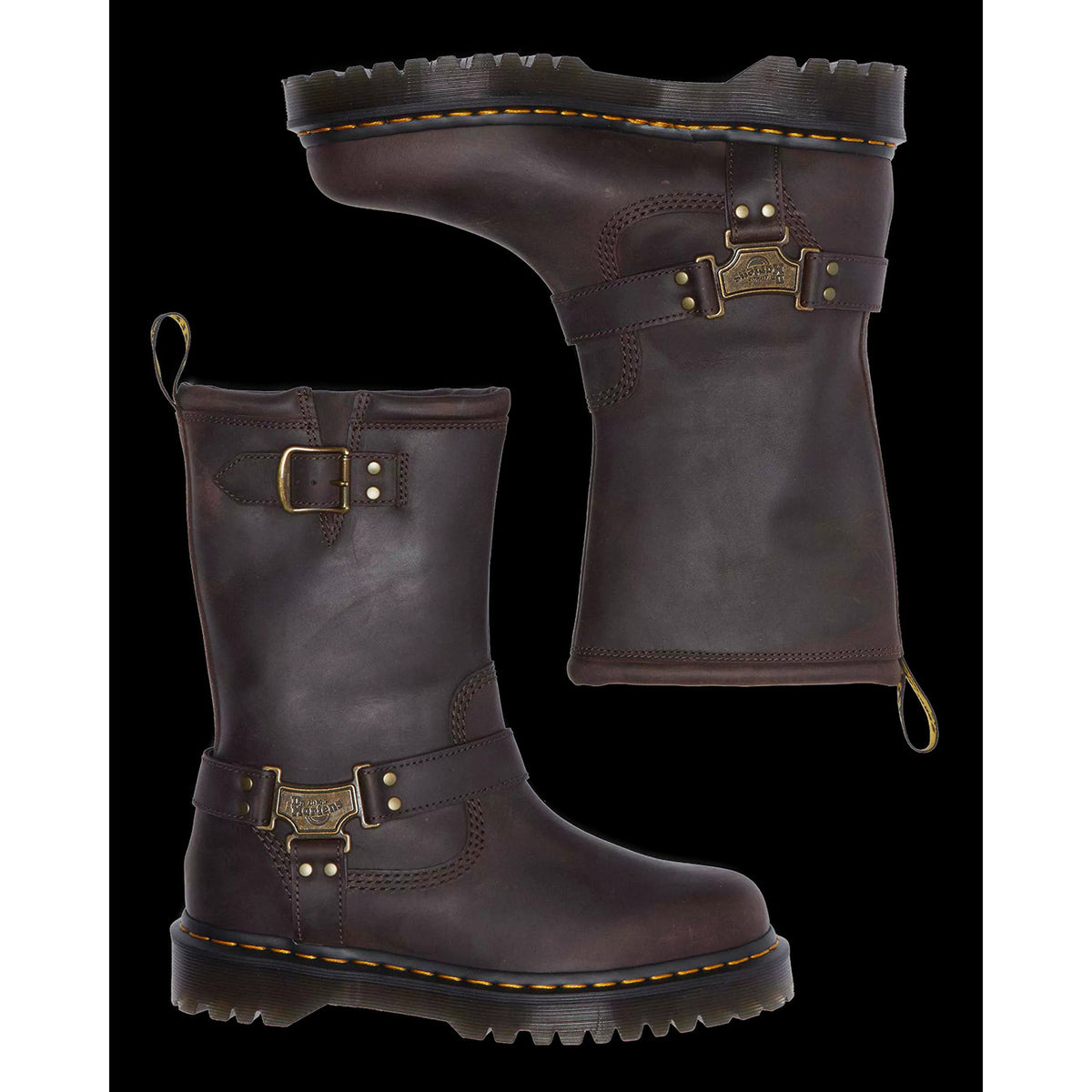 Dr. Martens Anistone Hi Biker Boots Womens