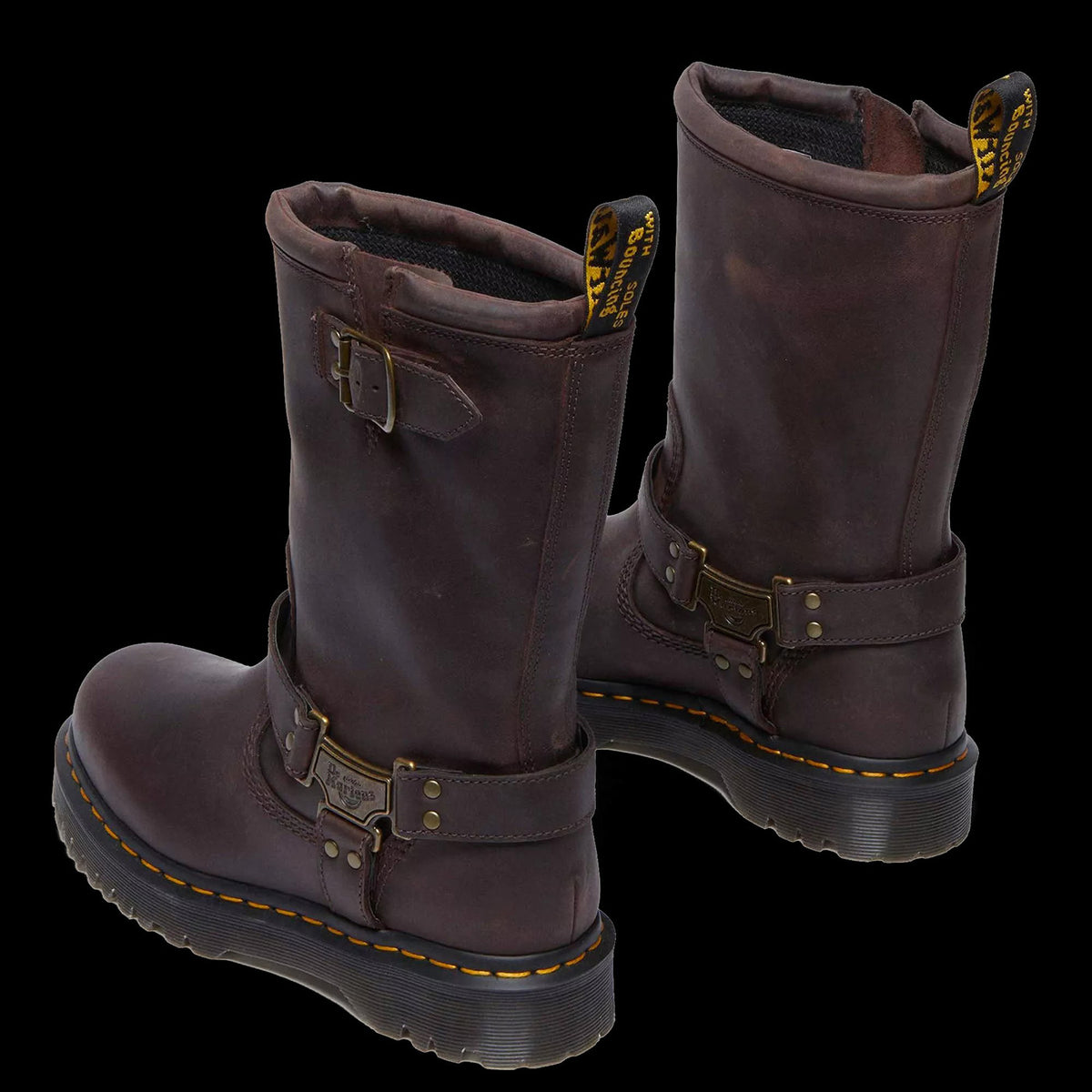 Dr. Martens Anistone Hi Biker Boots Womens