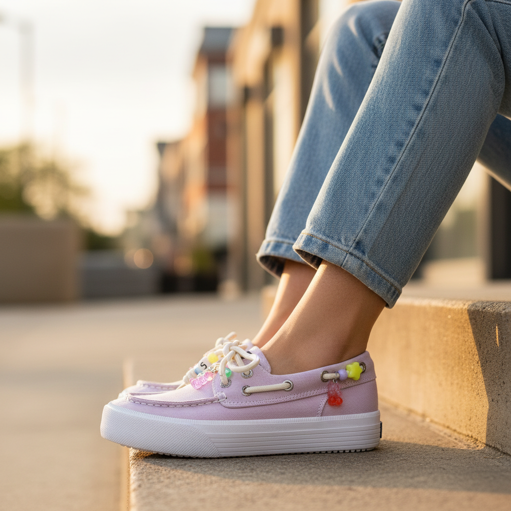 Sperry Bahama Platform Boat Shoe Kids