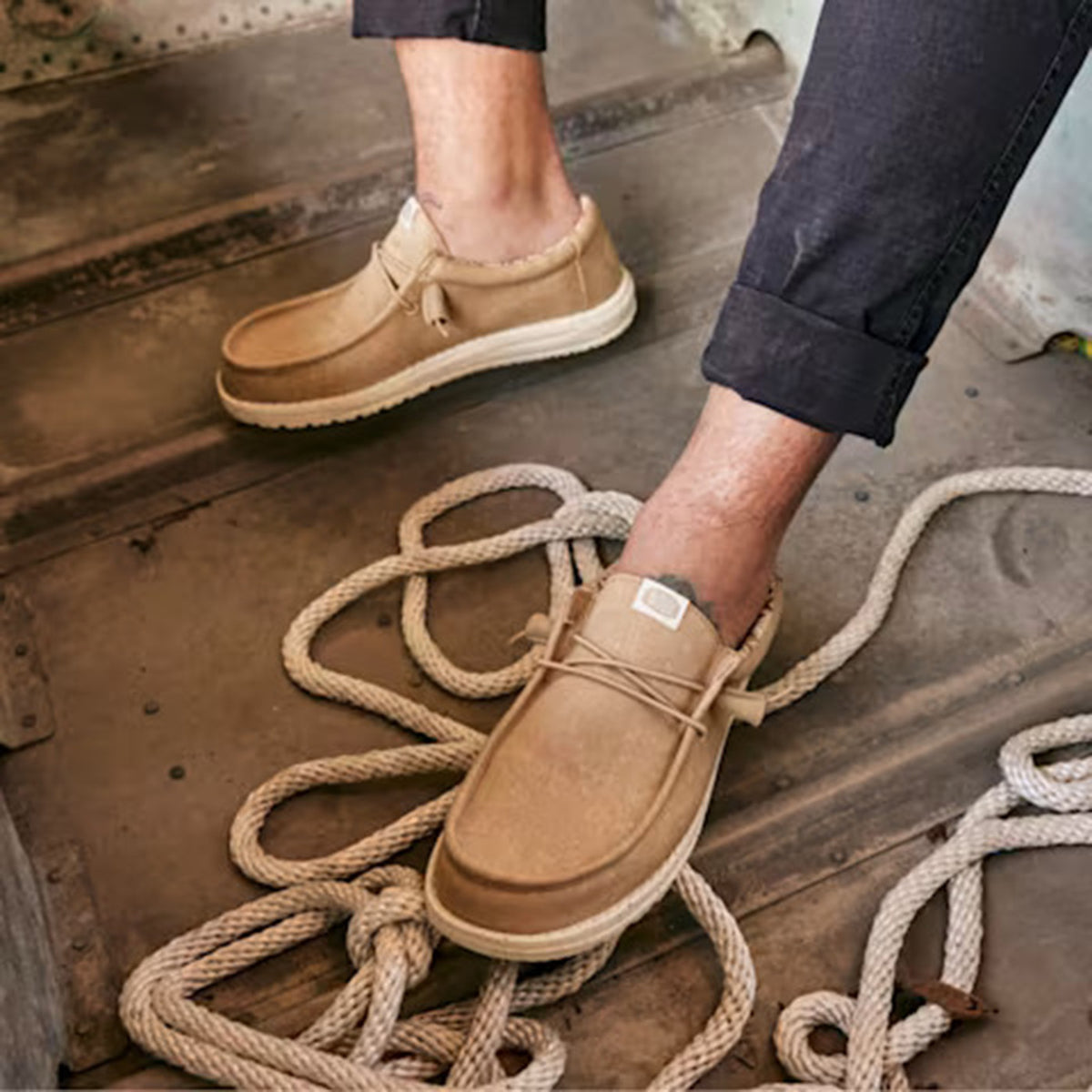 Hey Dude Wally Stretch Canvas