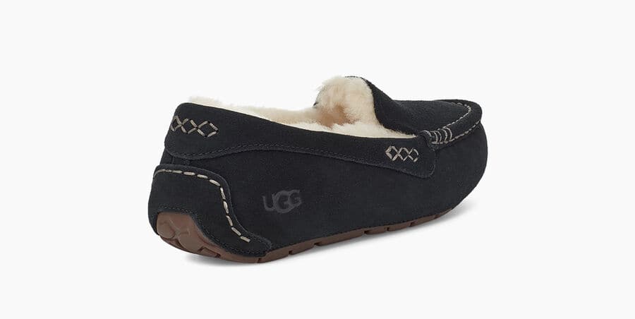 Black ugg ansley online slippers